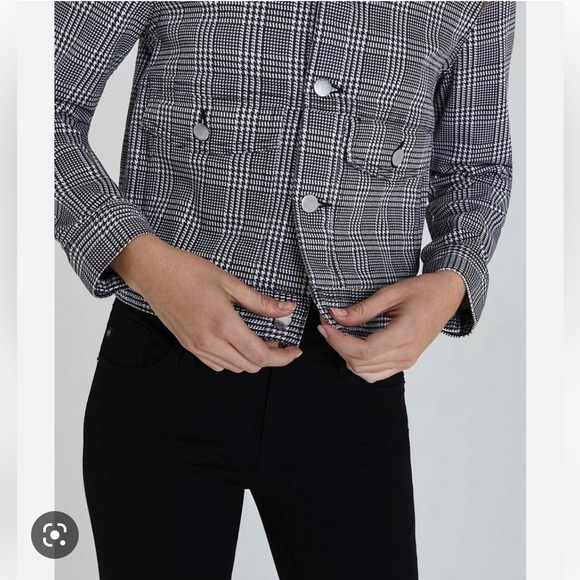 Anthropologie NWT AG The Evonne Plaid Trucker Jacket Size XS. - Picture 5 of 11